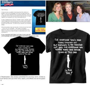 Hillary Clinton t- shirt - denitza